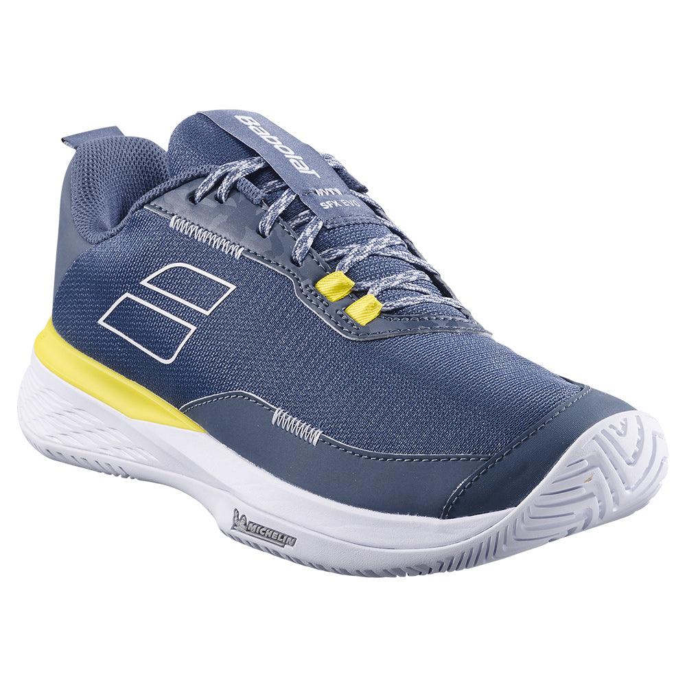 Men`s SFX Evo Tennis Shoes Dark Grey and White BABOLAT