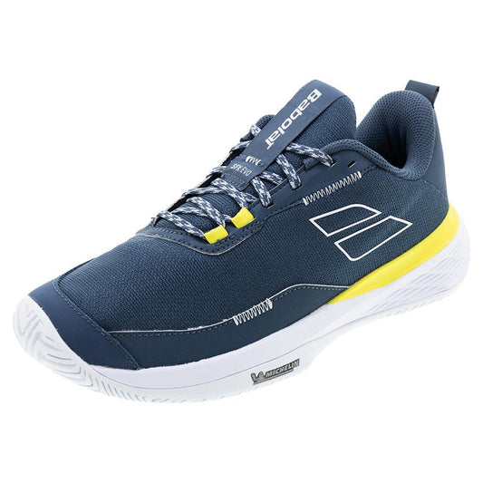 Men`s SFX Evo Tennis Shoes Dark Grey and White BABOLAT 6.5 Grey