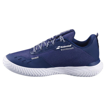 Men`s SFX Evo Tennis Shoes Dark Blue and White BABOLAT