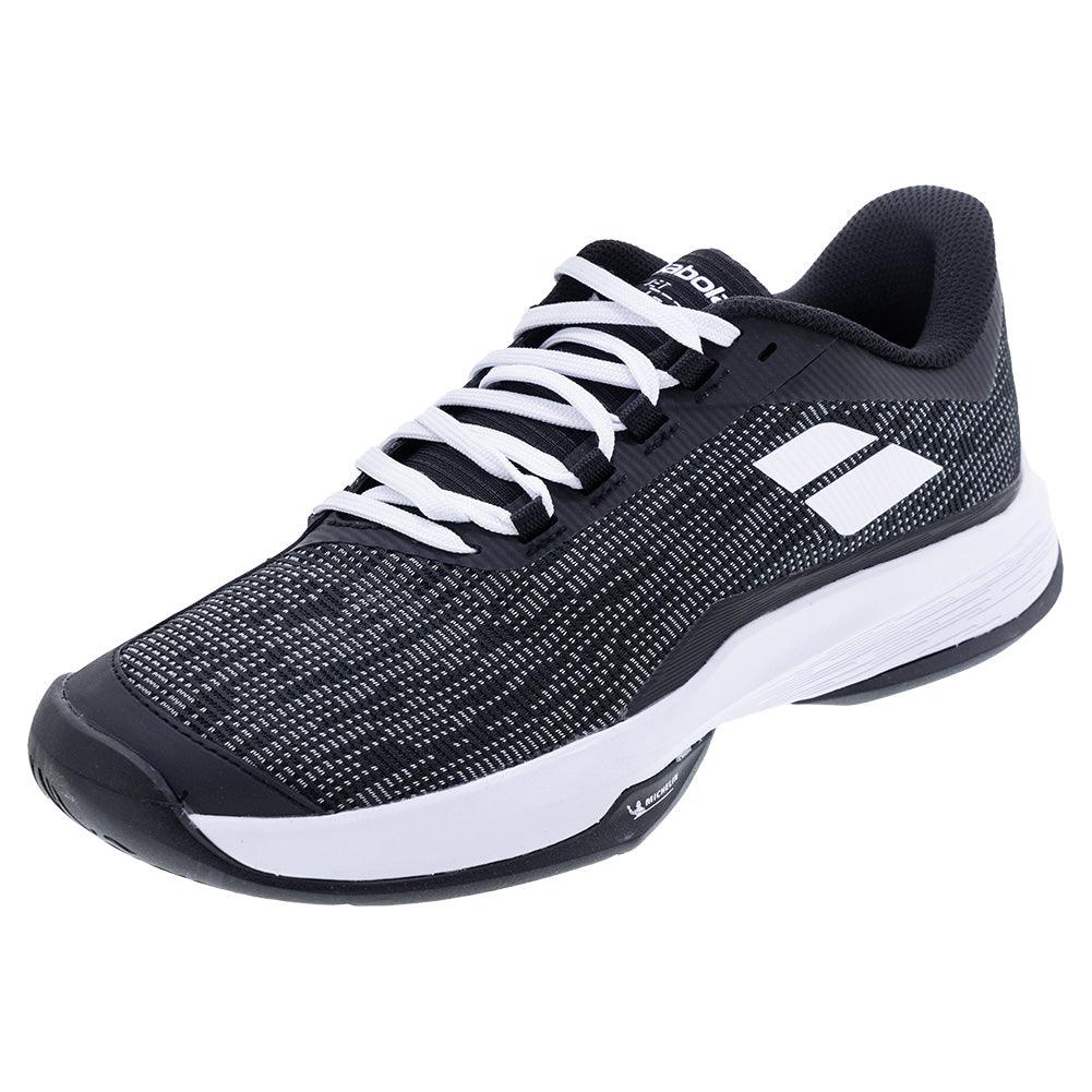 Men`s Jet Tere 2 Tennis Shoes Black and White BABOLAT 6.5 Black