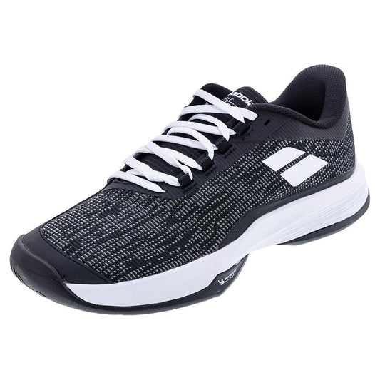 Men`s Jet Tere 2 Tennis Shoes Black and White BABOLAT 6.5 Black