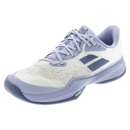 Men`s Jet Mach 3 Tennis Shoes White and Dark Grey BABOLAT 6.5 White
