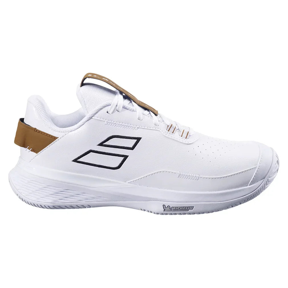 Men`s SFX Evo Wimbledon Tennis Shoes White and After Dark BABOLAT