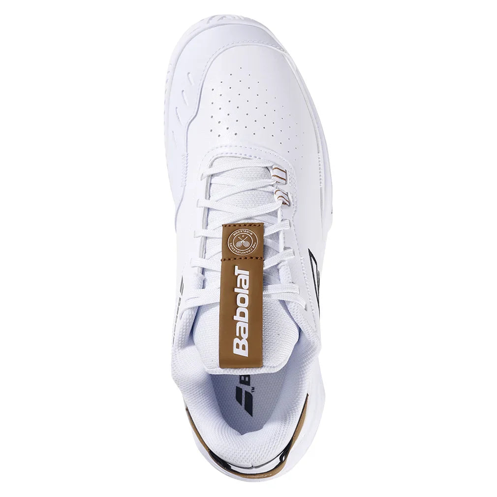 Men`s SFX Evo Wimbledon Tennis Shoes White and After Dark BABOLAT