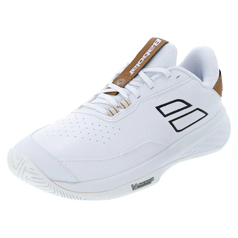 Men`s SFX Evo Wimbledon Tennis Shoes White and After Dark BABOLAT 6.5 White