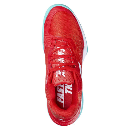 Women`s Jet Mach 3 Tennis Shoes Fiesta Red BABOLAT