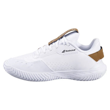 Women`s SFX Evo Wimbledon Tennis Shoes White and After Dark BABOLAT
