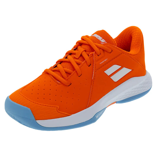 Juniors` Propulse 3 Tennis Shoes Orange Peel BABOLAT 1Y Orange