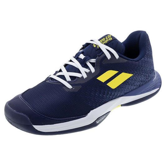 Juniors` Jet Mach 3 Tennis Shoes Sodalite Blue BABOLAT 1Y Blue