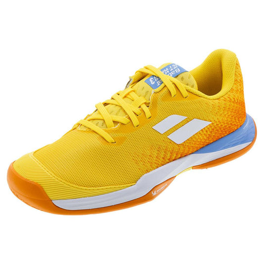 Juniors` Jet Mach 3 Tennis Shoes Yellow BABOLAT 1Y Yellow