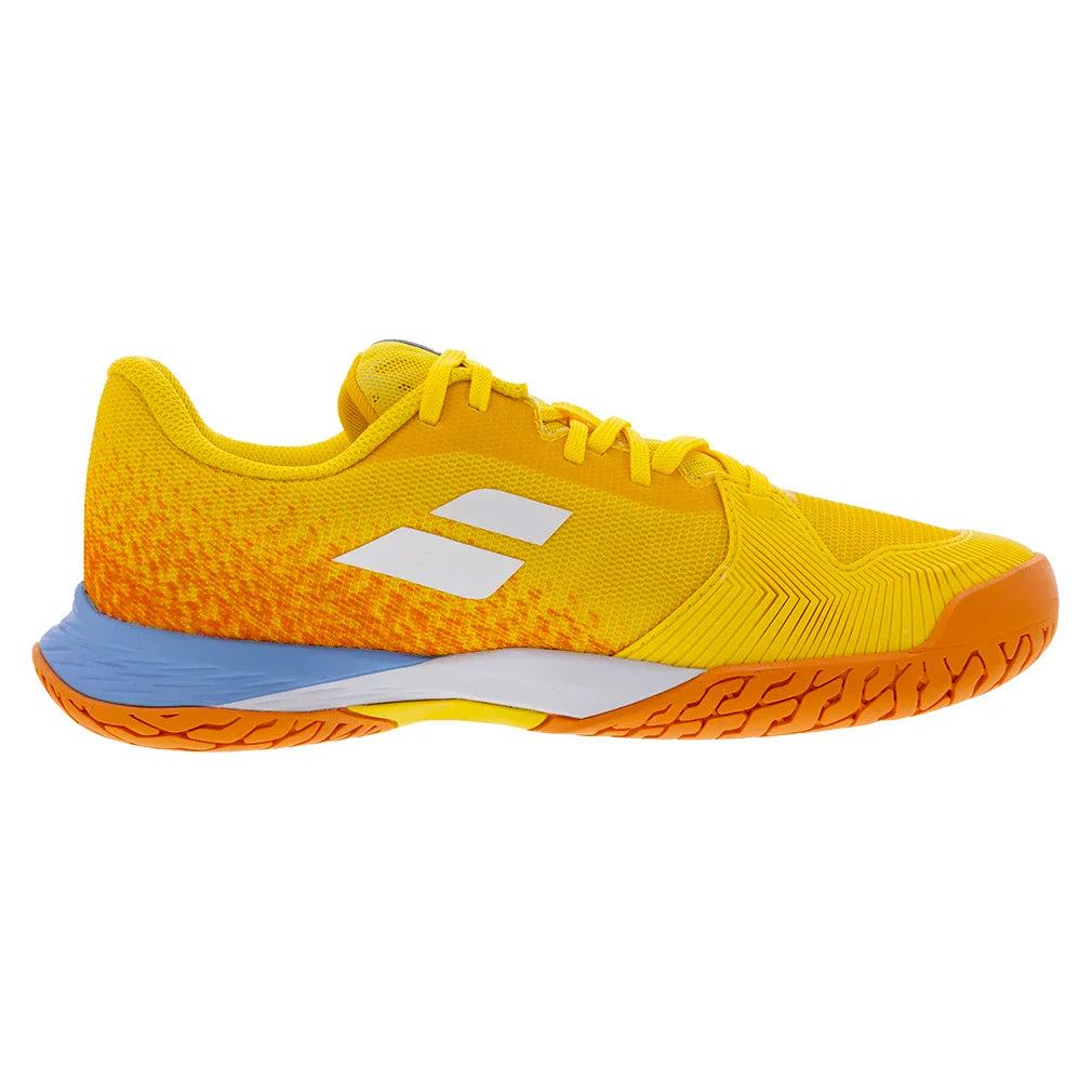 Juniors` Jet Mach 3 Tennis Shoes Yellow BABOLAT