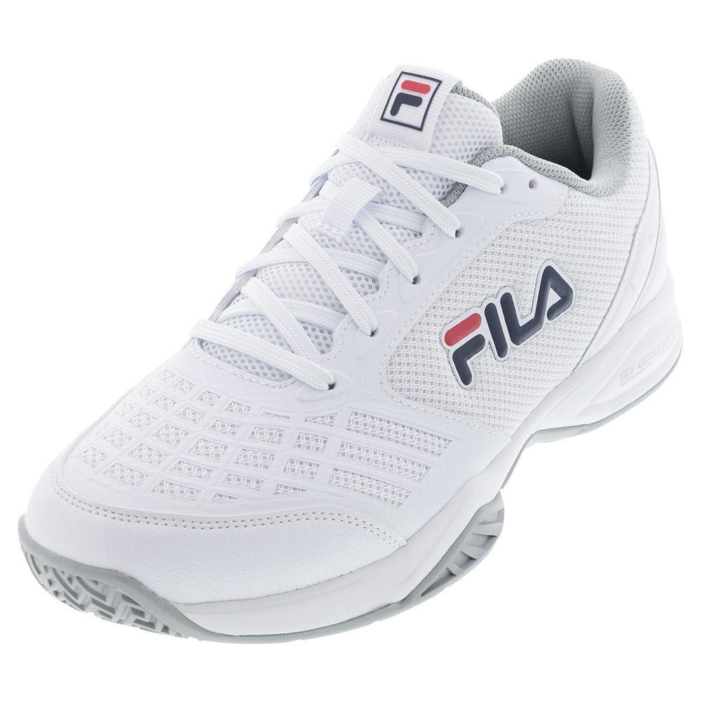 Juniors` Axilus 3 Tennis Shoes White and Highrise Super Sale FILA 1Y
