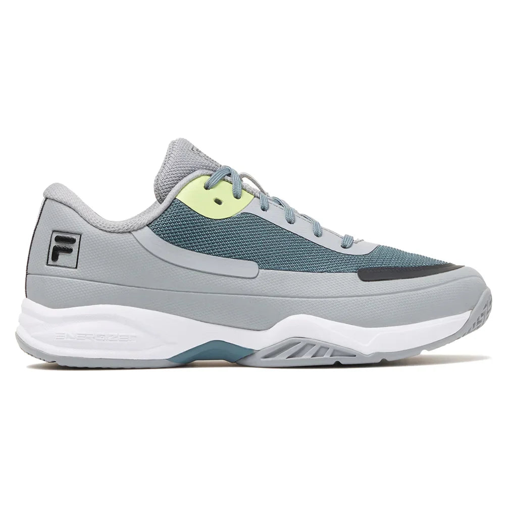 Juniors` Quick Ace Tennis Shoes Ultimate and Stormy Gray FILA