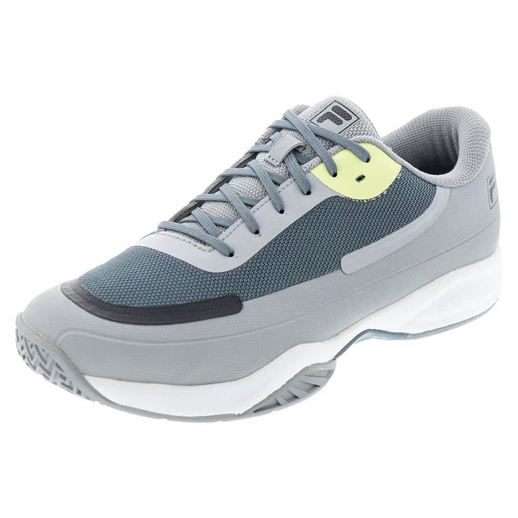 Juniors` Quick Ace Tennis Shoes Ultimate and Stormy Gray FILA 3.5Y Gray