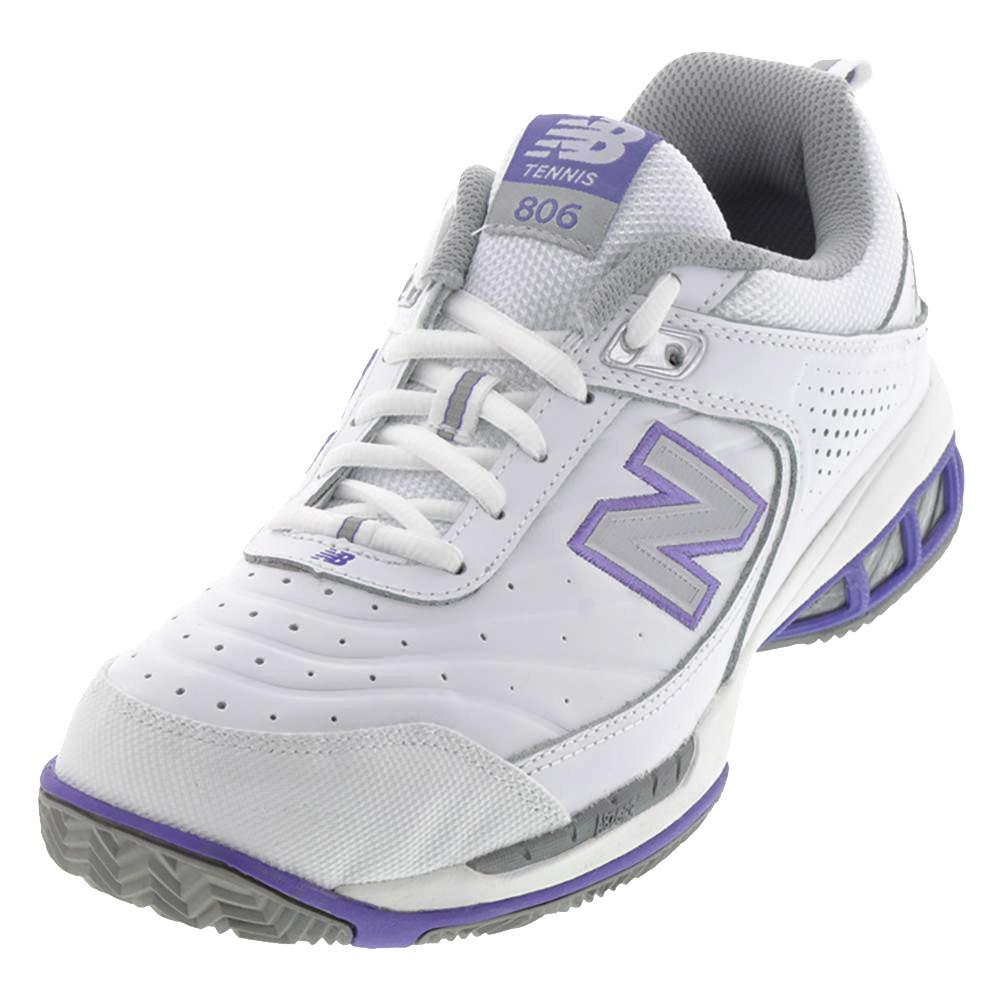 Women's WC806 2E Width Tennis Shoes White Womens Shoes NEW BALANCE