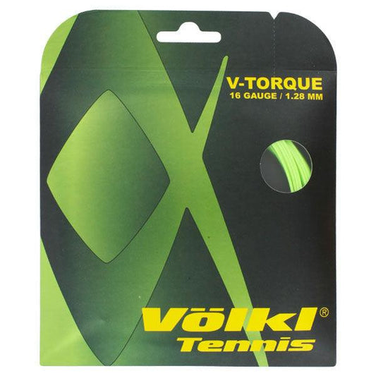 V Torque 16G Tennis String Neon Green Strings VOLKL Green