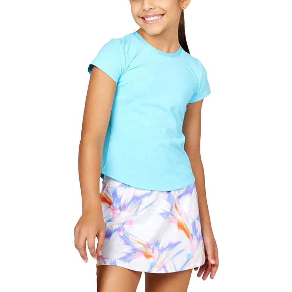 Girls' UV Short Sleeve Tennis Top SOFIBELLA XS BABYBOY