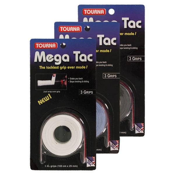 Mega Tac Tennis Overgrip Grips TOURNA