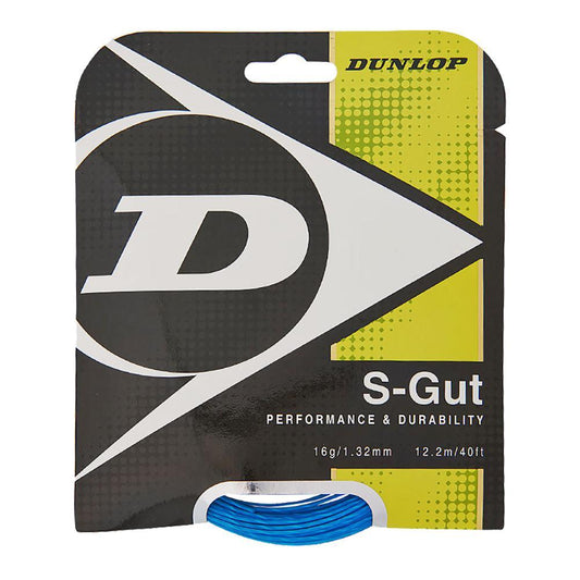 S-Gut 16G Tennis String Blue Strings DUNLOP Blue