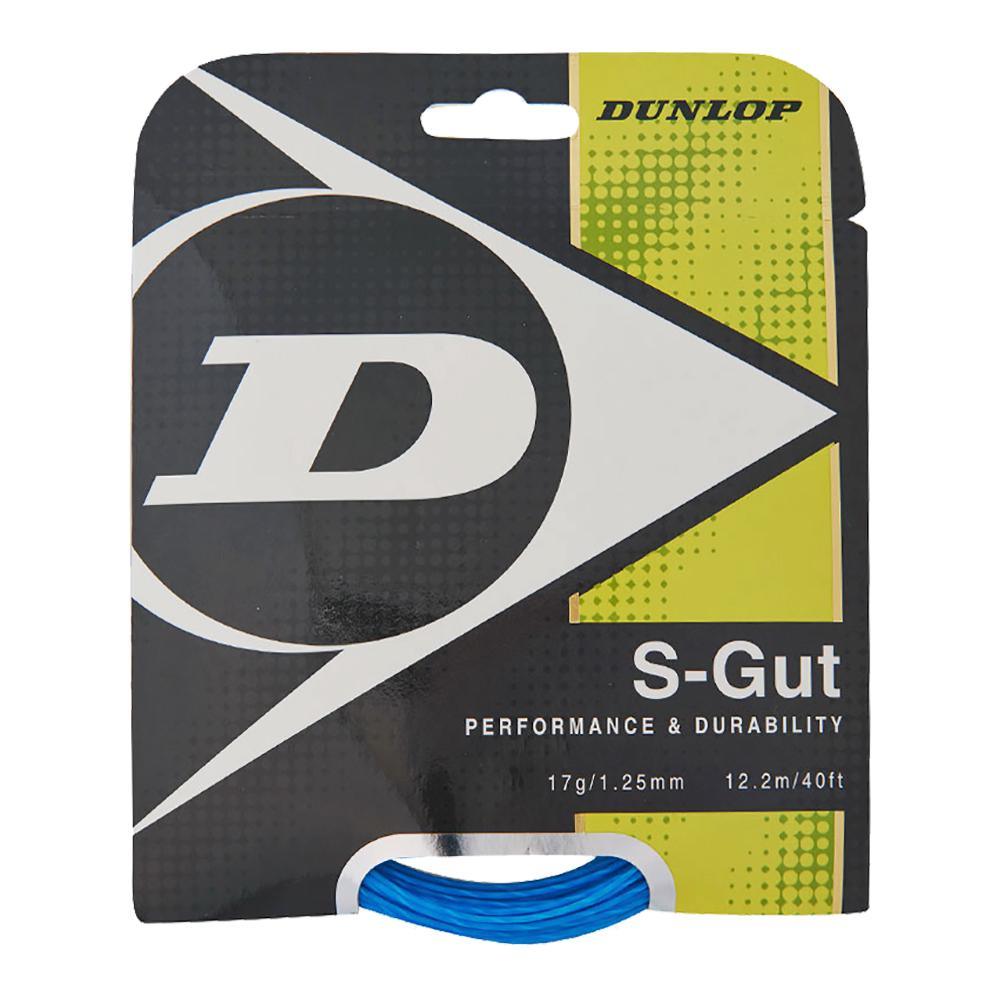 S-Gut 17G Tennis String Blue Strings DUNLOP Blue
