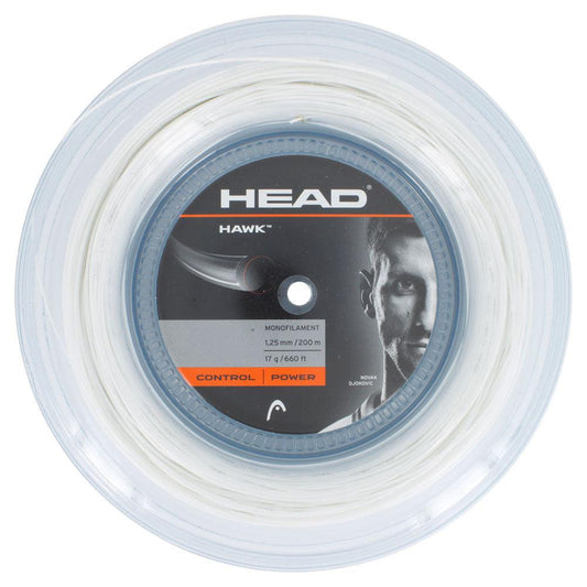 Hawk 17G Tennis String Reel White Strings HEAD Default Title