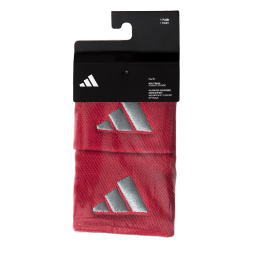 ADIDAS S Red Grey Wristband X2