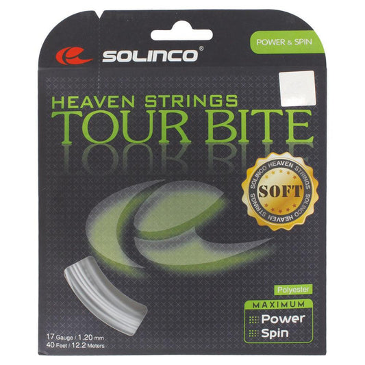 Tour Bite Soft Tennis String Light Silver Strings SOLINCO 16