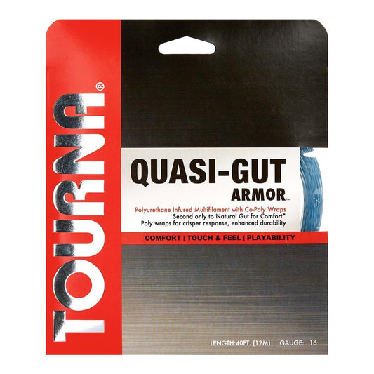 Quasi Gut Armour 16G Tennis String Blue Strings TOURNA Blue