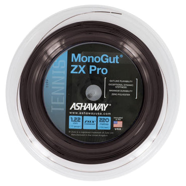 Monogut ZX Pro 17 720 Foot Tennis String Reel Strings ASHAWAY Black