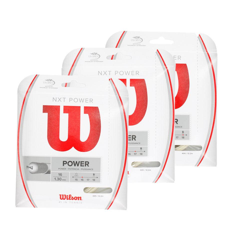 NXT Power Tennis String Natural Strings WILSON 16
