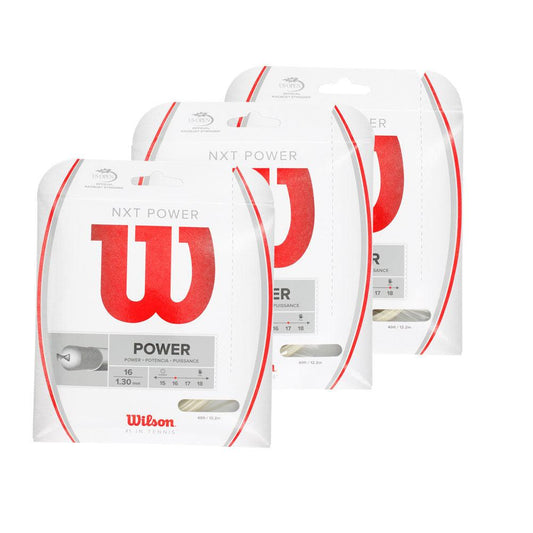 NXT Power Tennis String Natural Strings WILSON 16