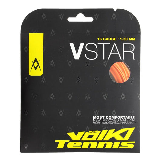 V Star Tennis String Fluo Orange Strings VOLKL 16