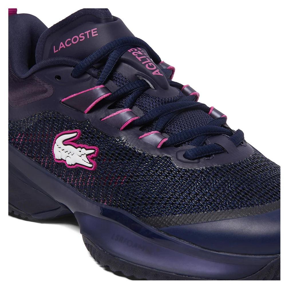 Women`s AG-LT25 Ultra Tennis Shoes Navy and Pink LACOSTE