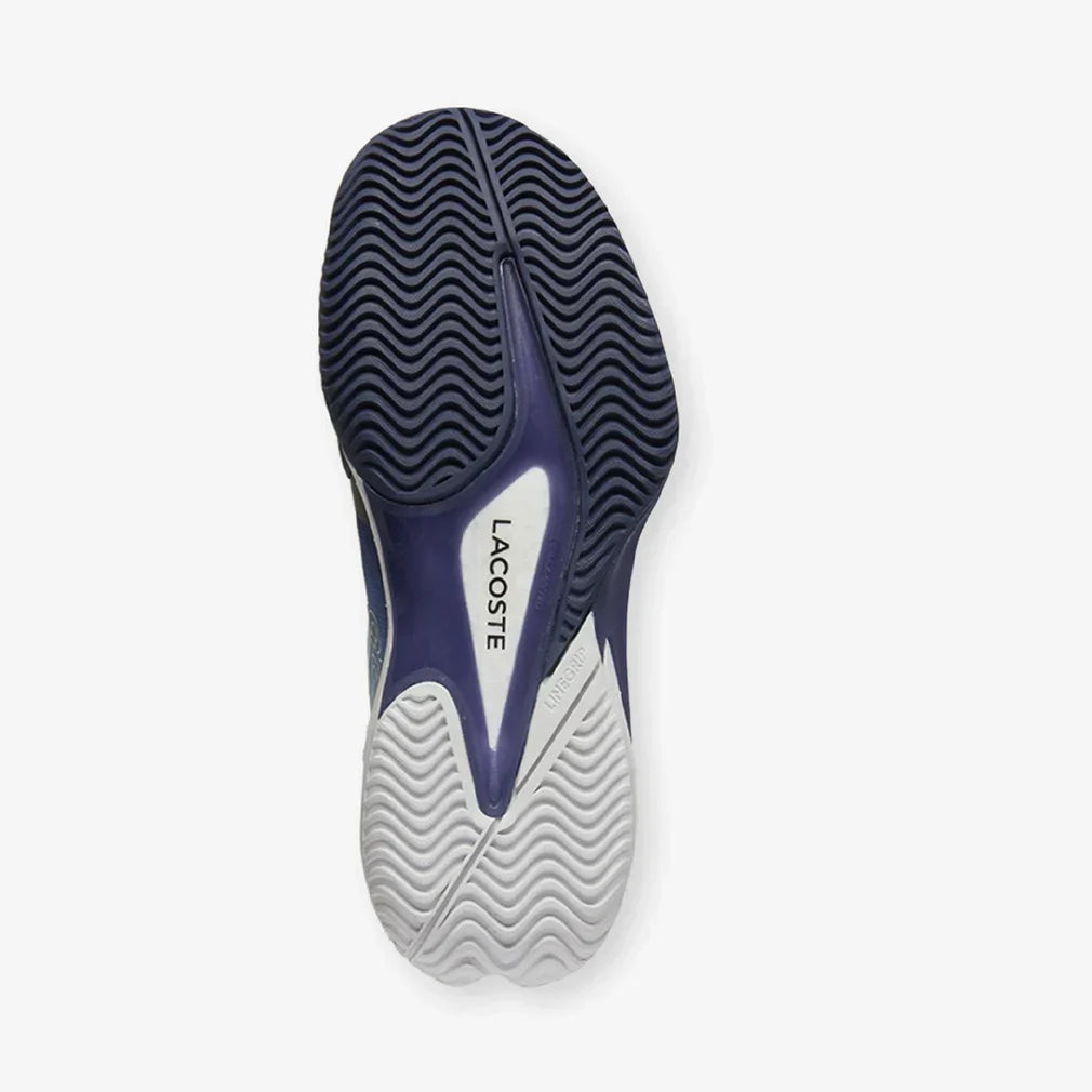 Women`s AG-LT25 Lite Tennis Shoes Light Blue and Dark Blue LACOSTE