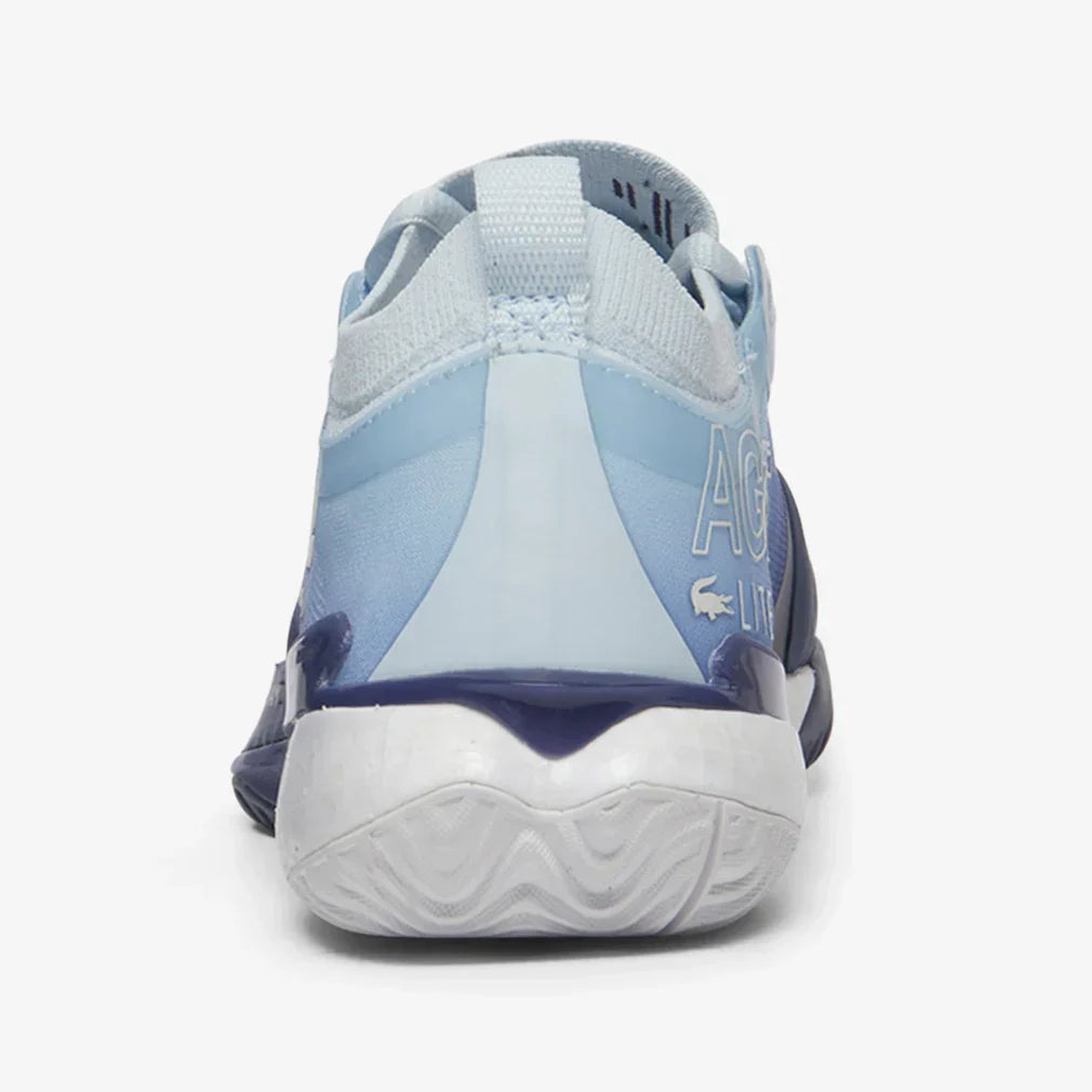 Women`s AG-LT25 Lite Tennis Shoes Light Blue and Dark Blue LACOSTE