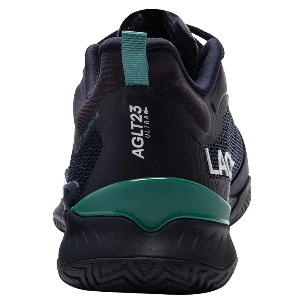 Men`s AG-LT23 Ultra Tennis Shoes Navy and Green LACOSTE