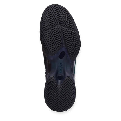 Men`s AG-LT23 Ultra Tennis Shoes Navy and Green LACOSTE