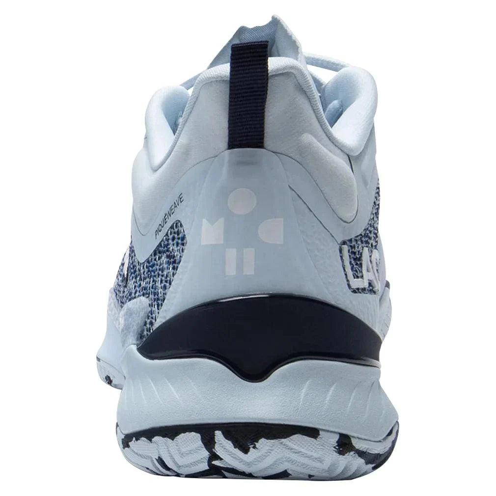 Men`s AG-LT23 Ultra DM Tennis Shoes Light Blue and Navy LACOSTE