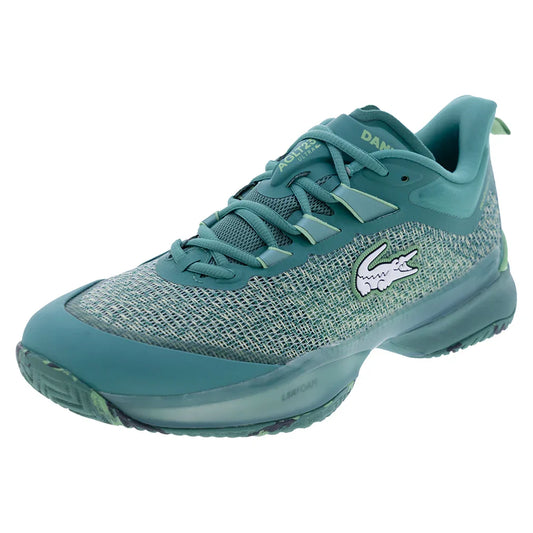 Men`s AG-LT25 Ultra DM Tennis Shoes Green LACOSTE 7 Green