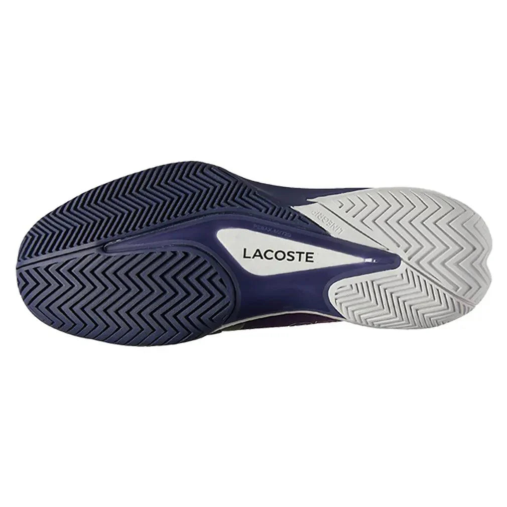 Men`s AG-LT25 Lite Tennis Shoes Pink and Dark Blue LACOSTE