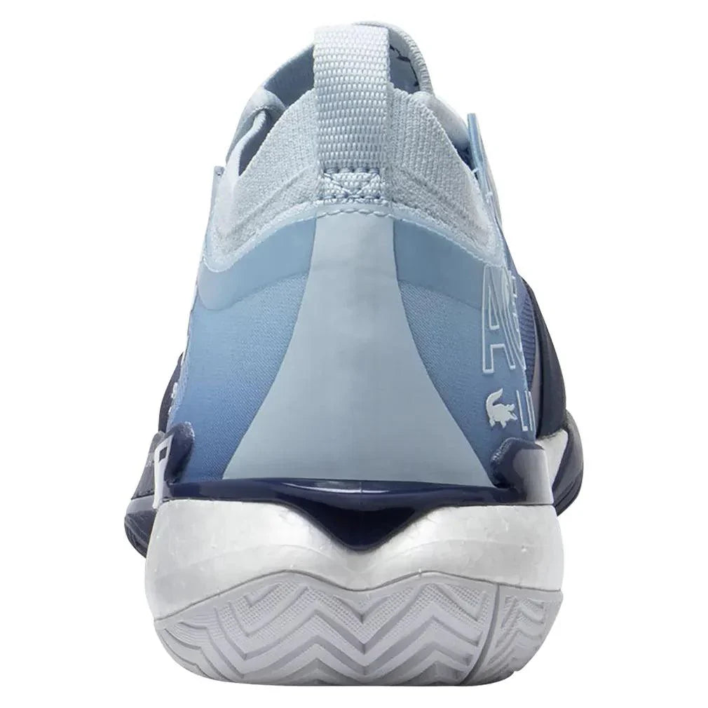 Men`s AG-LT25 Lite Tennis Shoes Light Blue and Dark Blue LACOSTE