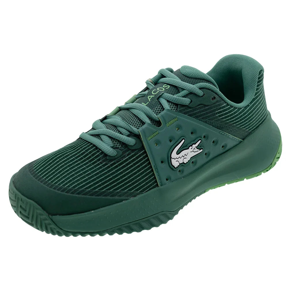 Men`s Power Serve Tennis Shoes Green LACOSTE 7 Green