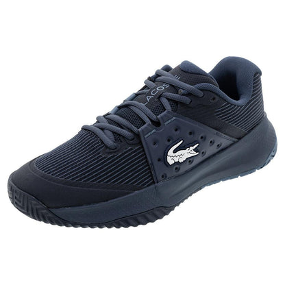 Men`s Power Serve Tennis Shoes Navy and Blue shoes LACOSTE 7