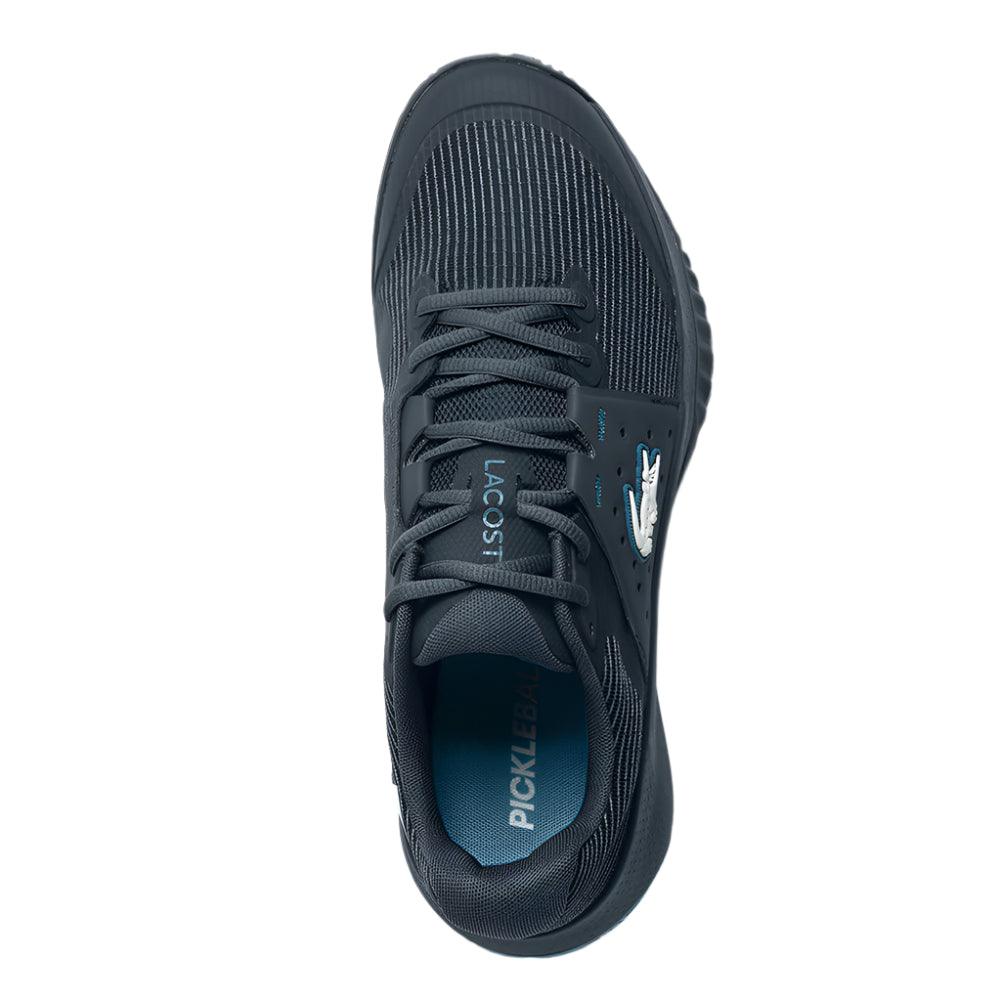 Men`s Power Serve Tennis Shoes Navy and Blue shoes LACOSTE