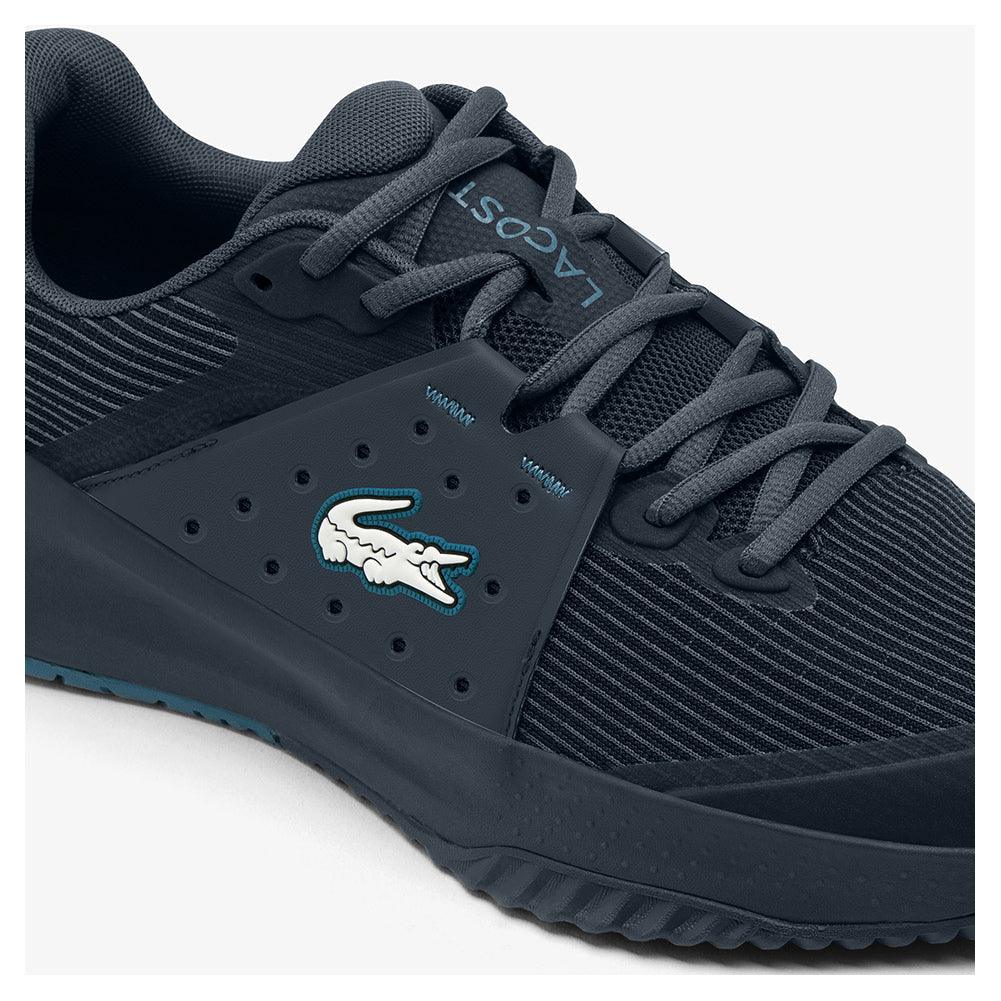 Men`s Power Serve Tennis Shoes Navy and Blue shoes LACOSTE