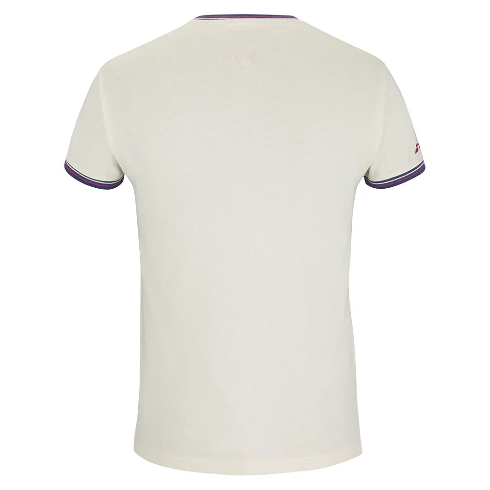 Men`s 150 Cotton Tennis Tee Cannoli Cream BABOLAT