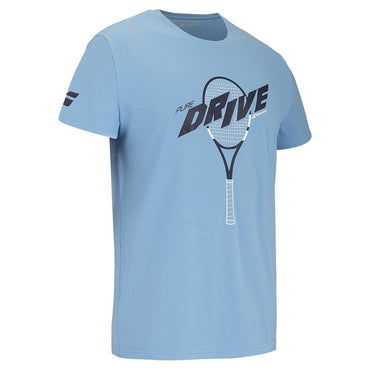 Unisex Drive Cotton Tennis Tee Heritage Blue BABOLAT
