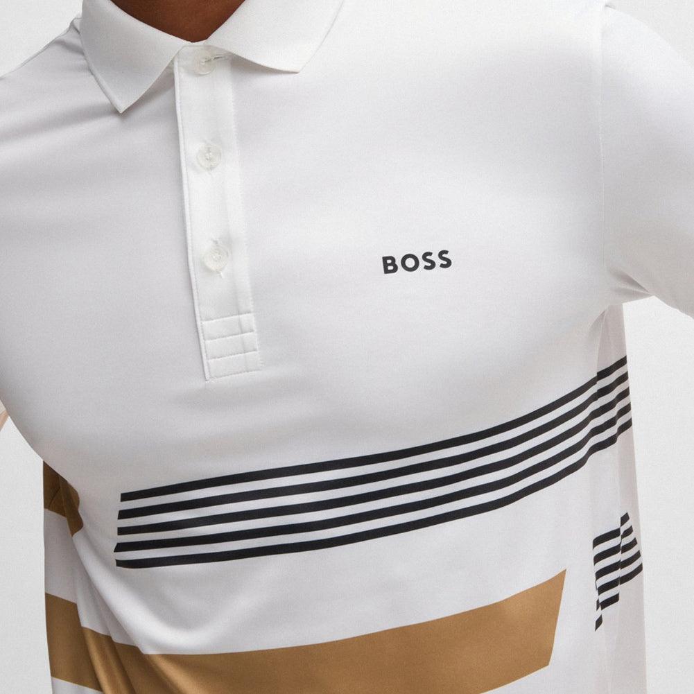 Men`s Paddy Tape Print Tennis Polo HUGO BOSS