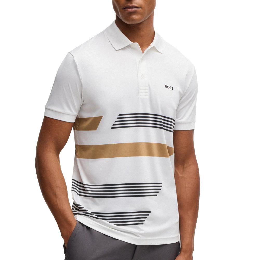 Men`s Paddy Tape Print Tennis Polo HUGO BOSS
