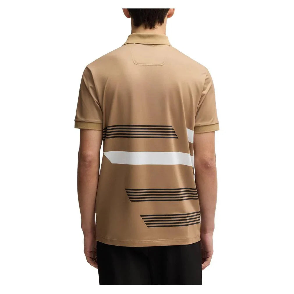 Men`s Paddy Tape Print Tennis Polo HUGO BOSS